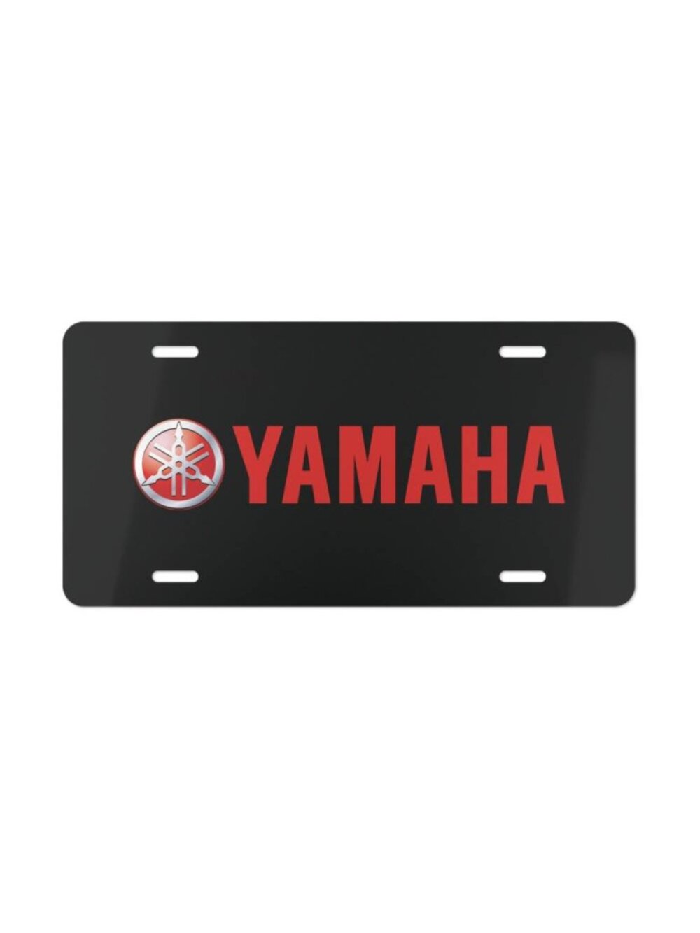 For Yamaha Logo 12x6 Inch Vanity License Plate Aluminum Car Tag